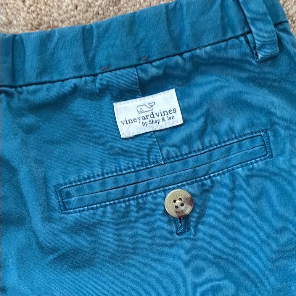 Vineyard Vines Boy’s Blue Embroidered Bermuda Shorts - Picture 5 of 5
